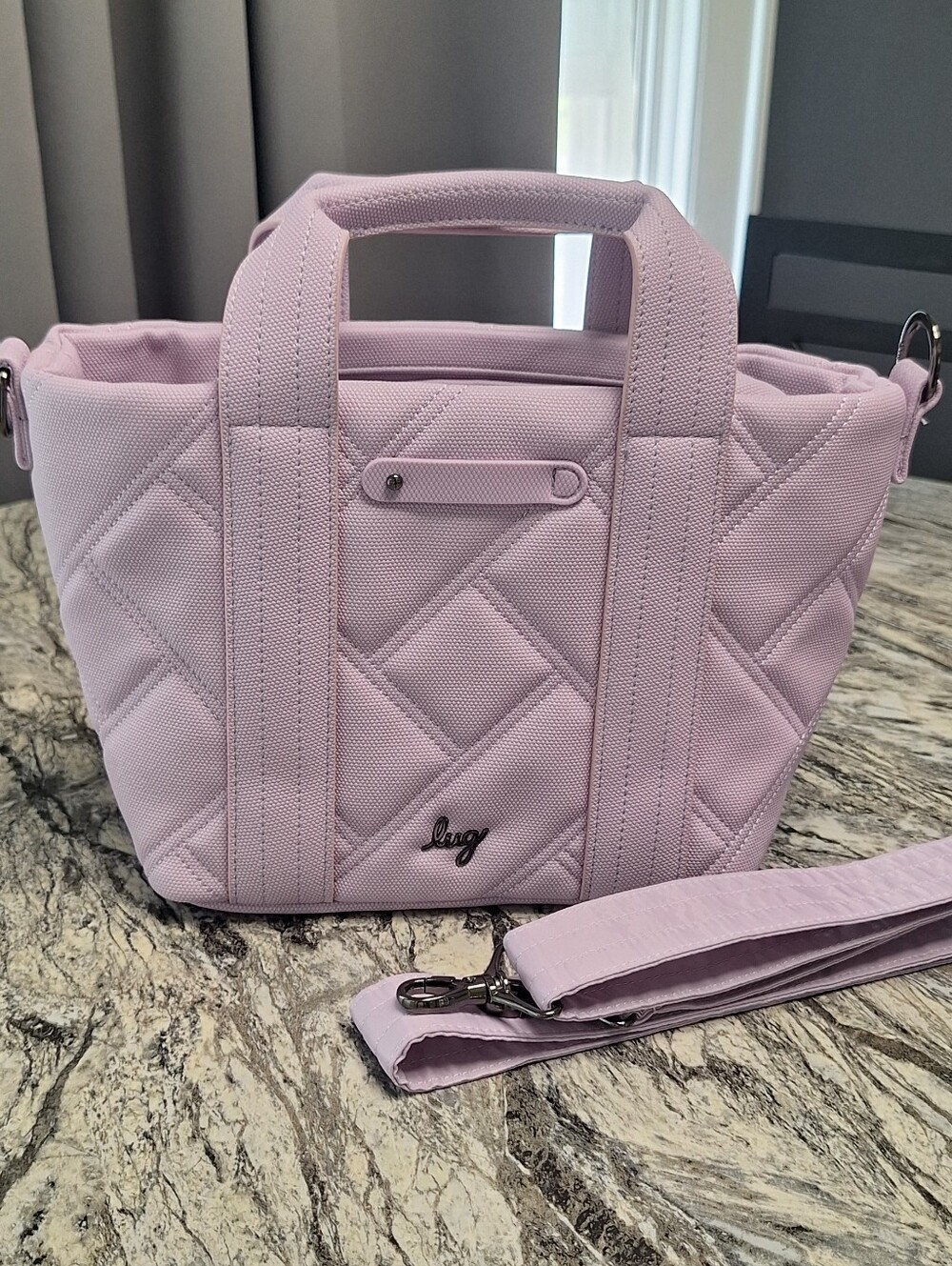Lug Dory Satchel Crossbody Bag, NWOT, Matte Lux, Sugar Plum